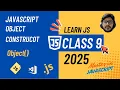 JavaScript Object Constructor Explained in Bengali - Create Objects with Constructor Function