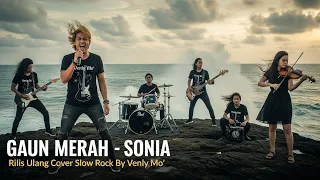 gaun merah sonia slow rock cover pria penuh emosi venly mo request bu rina 