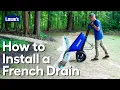 How To Install a French Drain