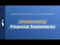 Understanding Reading Financial Statements