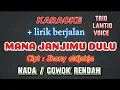 Download Lagu KARAOKE || MANA JANJIMU DULU || NADA COWOK RENDAH - TRIO LAMTIO VOICE
