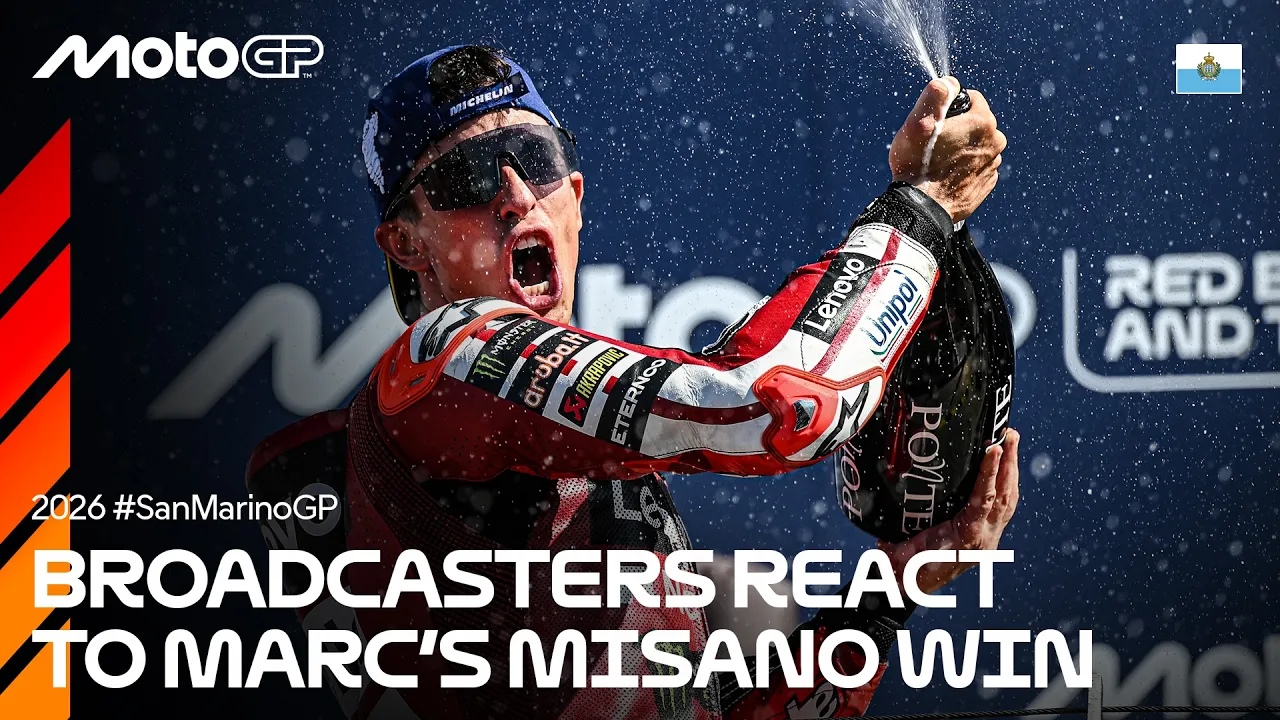 How the world heard: Marc Marquez takes the championship lead 🏆 | 2026 San Marino GP
