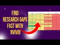 NVivo Tutorial Literature Review Evaluation Table