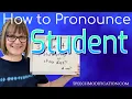 How to Pronounce Student (American Accent Training from SpeechModification.com)