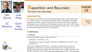 Chapter 18 Repetition and Recursion