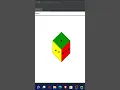 Dice shape using turtle python