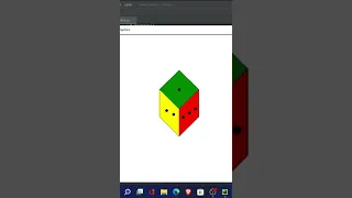 Dice shape using turtle python