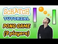 How to make a PONG GAME for 2 PLAYERS Ping pong Table tennis Atari - Scratch 3 0 Tutorial