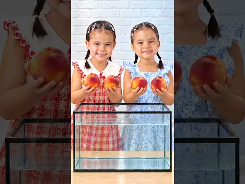 Peach vs. Nectarine: One Floats and One Sinks in Water!