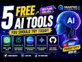 5 FREE AI Tools You Should Try Today Boost Productivity with AI