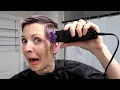 Buzzing My Head AGAIN How To Shave Your Own Pixie Undercut