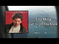 Download Lagu Got to Let You Know - Tito Mina