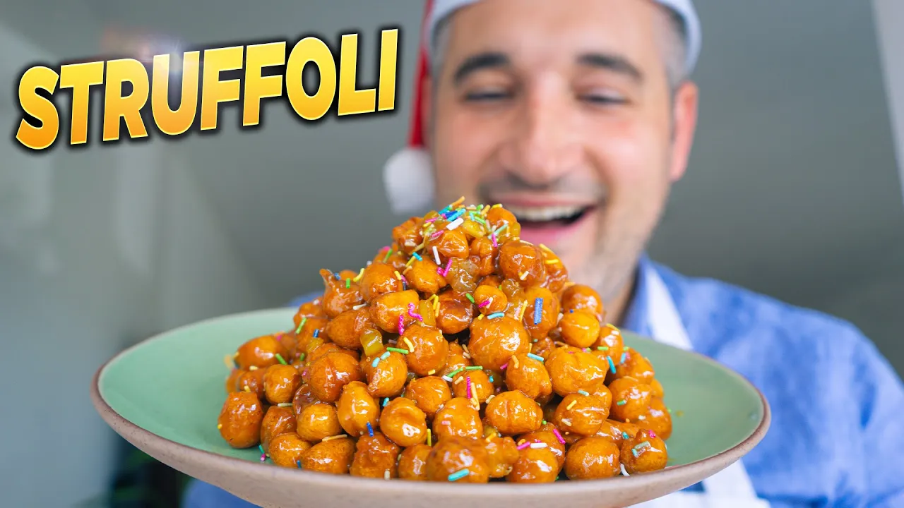 How to Make STRUFFOLI Like an Italian (Italian Christmas Honey Balls)