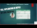Rules of variable and numeric constant naming QBASIC Explained in Nepali by Joel Bashyal