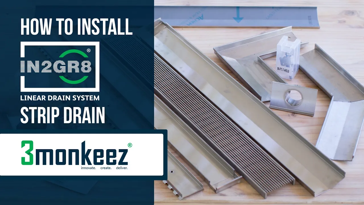 3monkeez - How to install In2Gr8 Strip Drain