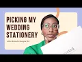 Choosing My Wedding Stationery Minted Sample Kit Unboxing