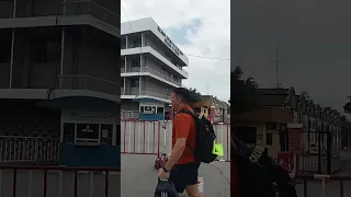 Walking To The Bus Stop 