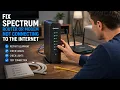 How to Fix a Spectrum WiFi Router or Modem Not Connecting to the Internet