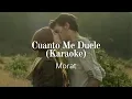 Download Lagu Cuanto Me Duele - Morat ( Karaoke )