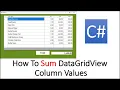 How To Sum DataGridView Column Values c