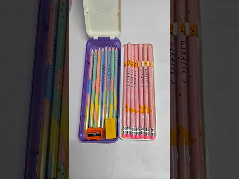 filling pencil case # #satisfying #youtube