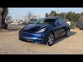 2021 Tesla Y Deep Blue Black W madera Visalia Fresno Financing Clovis Used stock Service High - Quali