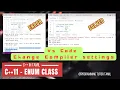 Solved Error Enum Class name is not a class or namespace add c 11 compiler in VS CODE