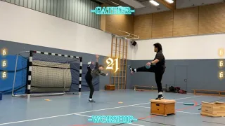 Torwarttraining Handball Torwart-Tipps| Abwehr von hohen, halbhohen, Aufsetzer-Bällen