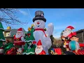Decorating for Christmas Part 6 - Unboxing New Giant Frosty the Snowman Inflatable