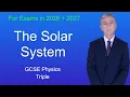GCSE Physics Revision The Solar System Triple