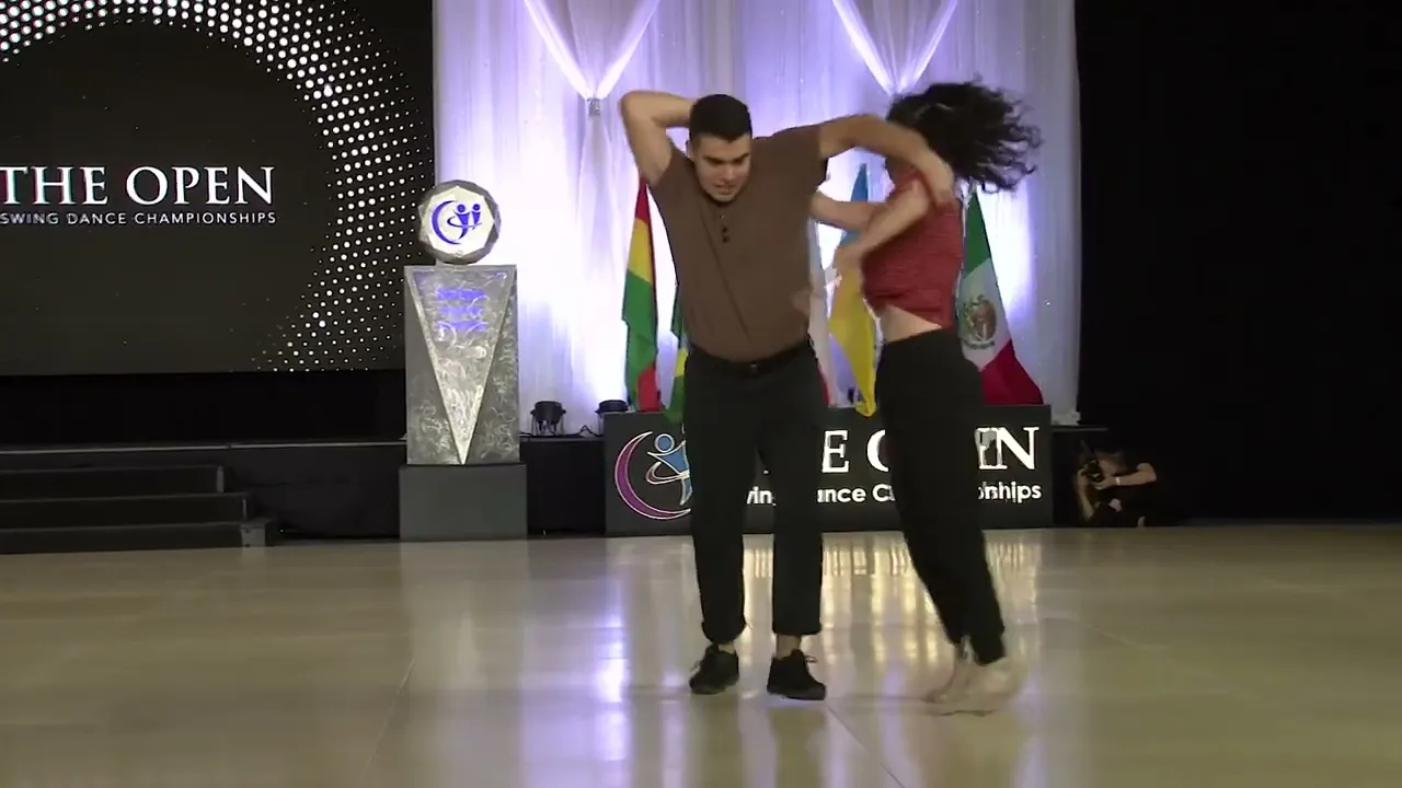 Juan Aguirre and Alexandra Branco - 3rd place All-Stars Jack&Jill Finals - The Open 2023