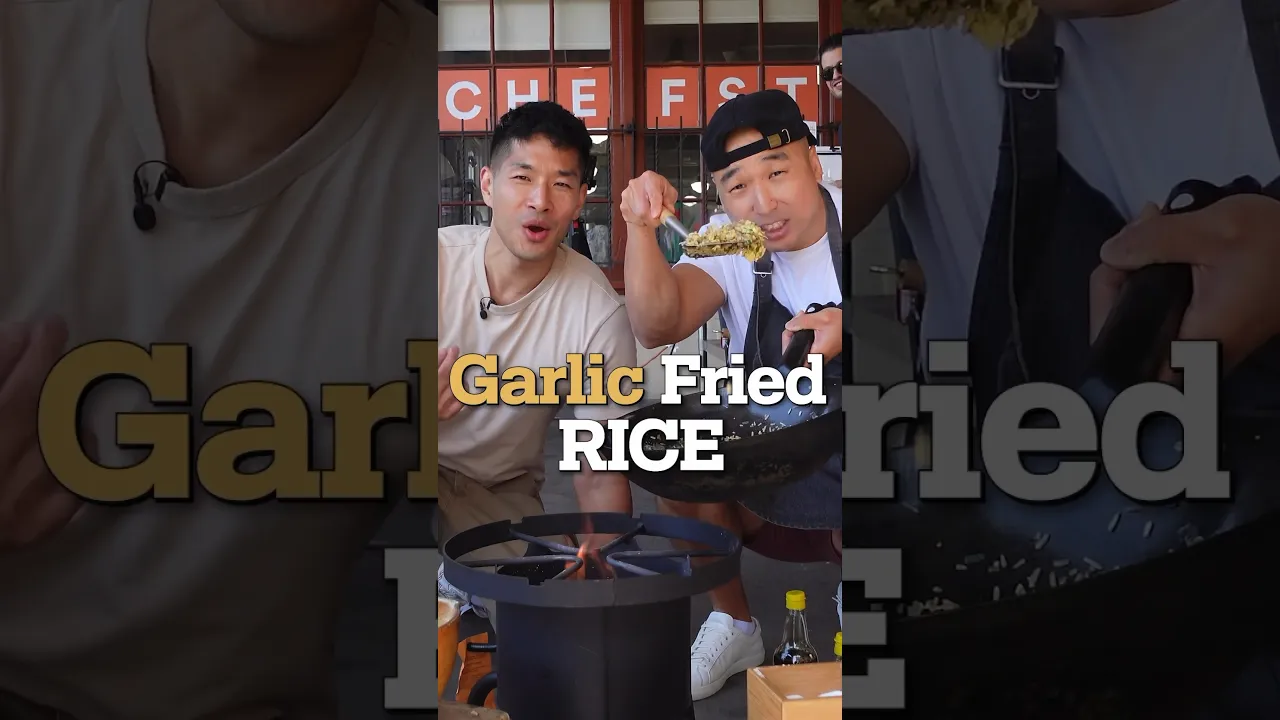 Easy Garlic Fried Rice in a Wok 