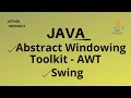 Java AWT and Swing - Session 9 Aether
