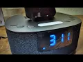 Onn Clock Radio with Wireless Charging Bluetooth FM Radio and Speakers - Skywind007