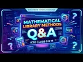 Mathematical Library Methods Q A ICSE Class 9 10 Computer Applications