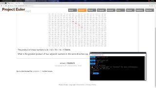 011 Largest product in a grid -