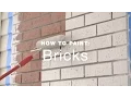How to paint exterior brick walls