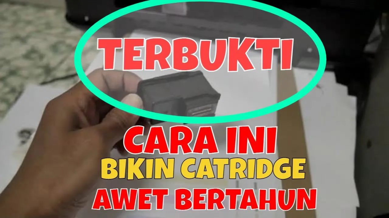 Setelah direfill, kadang tinta masih tidak keluar. Bisa jadi, tinta di dalam cartridge mengering kar. 