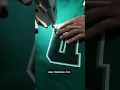 Chenille Patch stitching process on a Letterman Jacket
