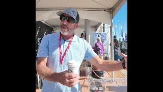 Annapolis sailboat show  Selden electric furler.