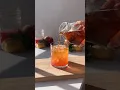 Download Lagu making homemade peach iced tea 🍑 #homecafe #baking #matcha #coffee
