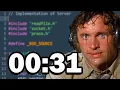 coding in c until my program crashes