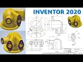 Inventor 2020 Tutorial 3D Model Basic