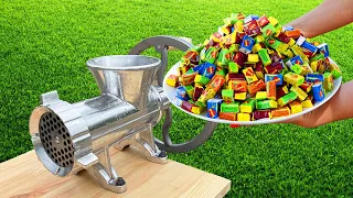 bubble gum vs meat grinder