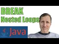 Java How to Break out of Nested For Loops