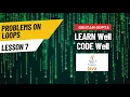 Lesson 7 - Problems on Loops In Java Java In Hindi Java Tutorials