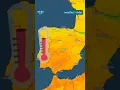 Spain approaching April temperature record