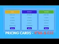 Responsive Pricing Tables using CSS CSS Pricing Cards