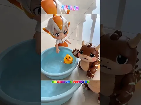 JUGAMOS CON EL PATITO EN EL AGUA #humor #doblaje #arte #edición #emocionante #cartoon #cute