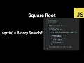 Sqrt x Easy LeetCode Tutorial Binary Search Solution